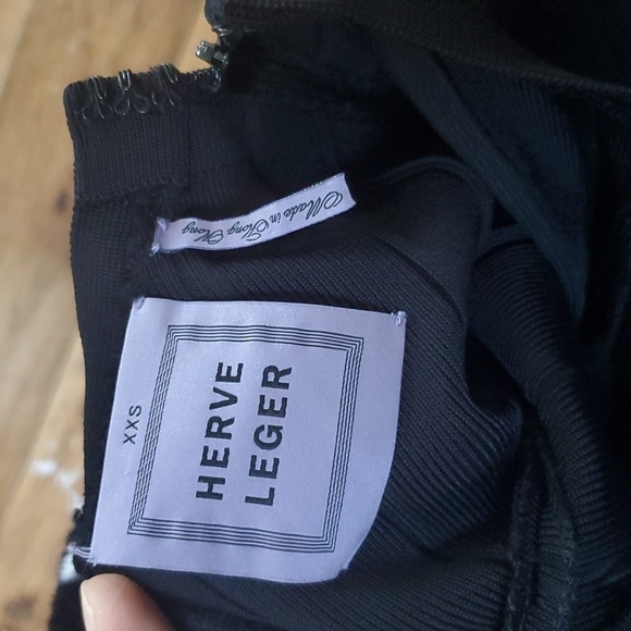 Herve Leger black bandage dress - Picture 10 of 12